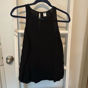 Black tank top